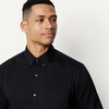 image:imageAmazon Essentials Mens Regular Fit Stretch Wrinkle Free Button Down Collar Dress ShirtBlack