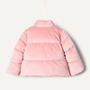 image:imageAmazon Essentials x Sofia Grainge Toddler and Baby Girls Velour Puffer Jacket Fleece Lined Insulated for Warmth FullLength Zip