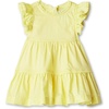 image:imageAmazon Essentials x Sofia Grainge Toddler and Baby Girls Tiered Flounce Dress Soft Cotton Sateen Ruffle Sleeves with Lace Trim