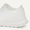 image:imageAmazon Essentials Unisex Kids and Toddlers Knit Light Weight Slip On SneakerWhite