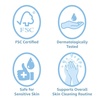 image:imageAmazon Essentials XL Dry Face Towels Ultra Soft Disposable Dermatologically Tested 10 x 12 Inches 50 Count Pack of 11 Count Pack of 50