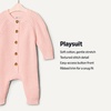image:imageAmazon Essentials x Sofia Grainge Unisex Babies Cotton Knit PlaysuitLight Pink