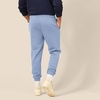 image:imageAmazon Essentials Mens Relaxed Fit Fleece Joggers Sweatpants Drawstring Waist Tapered Leg Ribbed Cuffs Brushed InteriorDenim Blue