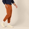 image:imageAmazon Essentials Mens Relaxed Fit Fleece Joggers Sweatpants Drawstring Waist Tapered Leg Ribbed Cuffs Brushed InteriorNutmeg
