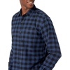 image:imageAmazon Essentials Mens Regular Fit LongSleeve Flannel Shirt Soft Brushed Cotton Lightweight yet WarmBlack Blue Buffalo Plaid