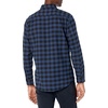 image:imageAmazon Essentials Mens Regular Fit LongSleeve Flannel Shirt Soft Brushed Cotton Lightweight yet WarmBlack Blue Buffalo Plaid