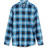 image:imageAmazon Essentials Mens Regular Fit LongSleeve Flannel Shirt Soft Brushed Cotton Lightweight yet WarmBlack Blue Grey Tartan Plaid