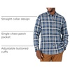 image:imageAmazon Essentials Mens Regular Fit LongSleeve Flannel Shirt Soft Brushed Cotton Lightweight yet WarmBlue White Plaid