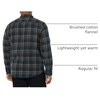 image:imageAmazon Essentials Mens Regular Fit LongSleeve Flannel Shirt Soft Brushed Cotton Lightweight yet WarmBrown Dark Navy Plaid
