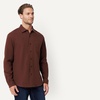image:imageAmazon Essentials Mens Regular Fit LongSleeve Flannel Shirt Soft Brushed Cotton Lightweight yet WarmChocolate