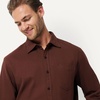 image:imageAmazon Essentials Mens Regular Fit LongSleeve Flannel Shirt Soft Brushed Cotton Lightweight yet WarmChocolate