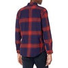 image:imageAmazon Essentials Mens Regular Fit LongSleeve Flannel Shirt Soft Brushed Cotton Lightweight yet WarmDark Blue Orange Large Plaid