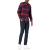 image:imageAmazon Essentials Mens Regular Fit LongSleeve Flannel Shirt Soft Brushed Cotton Lightweight yet WarmDark Blue Orange Large Plaid