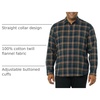 image:imageAmazon Essentials Mens Regular Fit LongSleeve Flannel Shirt Soft Brushed Cotton Lightweight yet WarmDark Navy Plaid