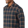 image:imageAmazon Essentials Mens Regular Fit LongSleeve Flannel Shirt Soft Brushed Cotton Lightweight yet WarmDark Navy Plaid
