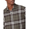 image:imageAmazon Essentials Mens Regular Fit LongSleeve Flannel Shirt Soft Brushed Cotton Lightweight yet WarmOlive Plaid