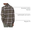 image:imageAmazon Essentials Mens Regular Fit LongSleeve Flannel Shirt Soft Brushed Cotton Lightweight yet WarmOlive Plaid