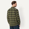 image:imageAmazon Essentials Mens RegularFit LongSleeve Flannel Shirt ButtonUp Cotton Twill Double Chest PocketsDark Olive Plaid