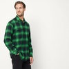 image:imageAmazon Essentials Mens RegularFit LongSleeve Flannel Shirt ButtonUp Cotton Twill Double Chest PocketsGreen Shadow Plaid