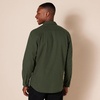 image:imageAmazon Essentials Mens SlimFit Flannel LongSleeve Shirt TwoPocket PlaidOlive Heather