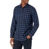 image:imageAmazon Essentials Mens Regular Fit LongSleeve Flannel Shirt Soft Brushed Cotton Lightweight yet WarmBlack Blue Buffalo Plaid