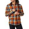 Blue Rust Orange Plaid