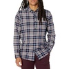 Grey Heather Navy Plaid