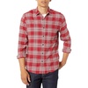 Grey Red Plaid