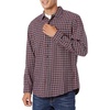 Navy Red Plaid