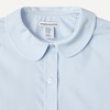 image:imageAmazon Essentials Girls Long Sleeve Poplin Peter Pan ShirtCornflower Blue  2 Pack