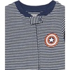 image:imageAmazon Essentials Disney  Marvel  Star Wars Unisex Babies SnugFit Cotton Footed Sleepers Multipacks2pack Marvel Captain America
