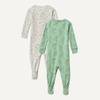image:imageAmazon Essentials Disney  Marvel  Star Wars Unisex Babies SnugFit Cotton Footed Sleepers MultipacksBambi Nature Print