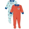 image:imageAmazon Essentials Disney  Marvel  Star Wars Unisex Babies SnugFit Cotton Footed Sleepers Multipacks2pack Marvel Amazing Spiderman