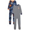 image:imageAmazon Essentials Disney  Marvel  Star Wars Unisex Babies SnugFit Cotton Footed Sleepers Multipacks2pack Marvel Captain America