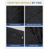 imageYND Mens 3 Piece Luxury Tuxedo Set Jacquard Slim Fit Shawl Lapel Jacket Vest ampamp Pants with Bow Tie Premium Tuxedo for MenGraphite