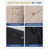 imageYND Mens 3 Piece Luxury Tuxedo Set Jacquard Slim Fit Shawl Lapel Jacket Vest ampamp Pants with Bow Tie Premium Tuxedo for MenLight Beige
