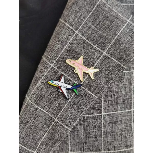2pcs Cute Airplane Brooches for Women Girls Fashion Enameled Flying Plane Lapel Pins Badge Dress Suit Scarft Accessories Holiday Party Jewelry Unisex Souvenir Gifts for Flight Crew Aviator Lover2pcs Cute Airplane Brooches for Women Girls Fashion Enameled Flying Plane Lapel Pins Badge Dress Suit Scarft Accessories Holiday Party Jewelry Unisex Souvenir Gifts for Flight Crew Aviator Lover