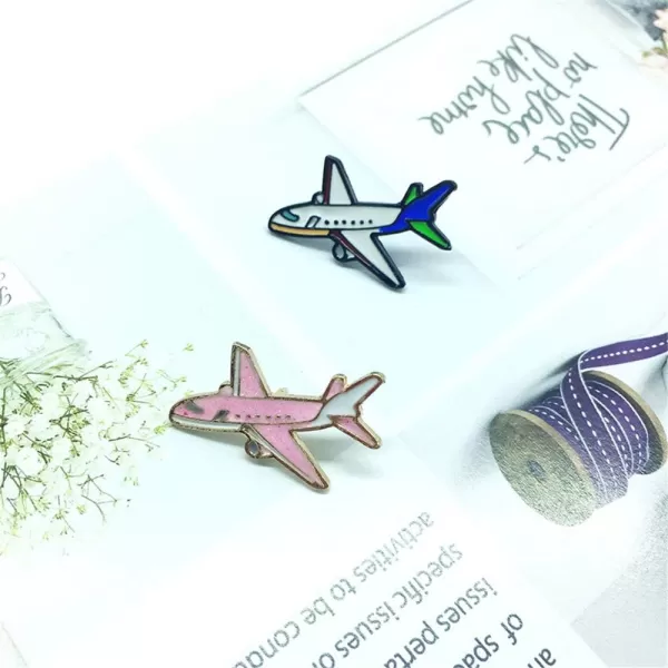 2pcs Cute Airplane Brooches for Women Girls Fashion Enameled Flying Plane Lapel Pins Badge Dress Suit Scarft Accessories Holiday Party Jewelry Unisex Souvenir Gifts for Flight Crew Aviator Lover2pcs Cute Airplane Brooches for Women Girls Fashion Enameled Flying Plane Lapel Pins Badge Dress Suit Scarft Accessories Holiday Party Jewelry Unisex Souvenir Gifts for Flight Crew Aviator Lover