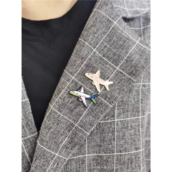 2pcs Cute Airplane Brooches for Women Girls Fashion Enameled Flying Plane Lapel Pins Badge Dress Suit Scarft Accessories Holiday Party Jewelry Unisex Souvenir Gifts for Flight Crew Aviator Lover2pcs Cute Airplane Brooches for Women Girls Fashion Enameled Flying Plane Lapel Pins Badge Dress Suit Scarft Accessories Holiday Party Jewelry Unisex Souvenir Gifts for Flight Crew Aviator Lover