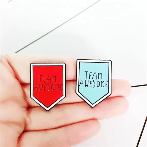 2pcs Cute Teamwork Spirit Brooches for Women Girls Men Fashion Enamel Team Awesome Statement Lapel Pins Dress Suit Scarft Accessories Badge Souvenir Gifts for Teammate Friend2pcs Cute Teamwork Spirit Brooches for Women Girls Men Fashion Enamel Team Awesome Statement Lapel Pins Dress Suit Scarft Accessories Badge Souvenir Gifts for Teammate Friend