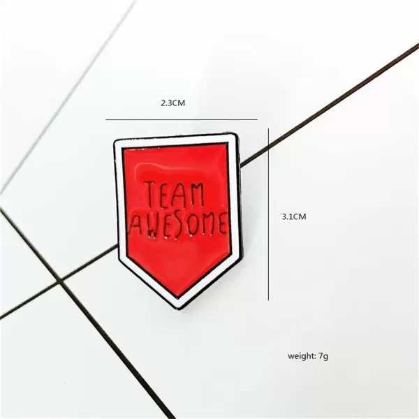 2pcs Cute Teamwork Spirit Brooches for Women Girls Men Fashion Enamel Team Awesome Statement Lapel Pins Dress Suit Scarft Accessories Badge Souvenir Gifts for Teammate Friend2pcs Cute Teamwork Spirit Brooches for Women Girls Men Fashion Enamel Team Awesome Statement Lapel Pins Dress Suit Scarft Accessories Badge Souvenir Gifts for Teammate Friend