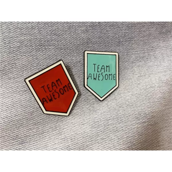 2pcs Cute Teamwork Spirit Brooches for Women Girls Men Fashion Enamel Team Awesome Statement Lapel Pins Dress Suit Scarft Accessories Badge Souvenir Gifts for Teammate Friend2pcs Cute Teamwork Spirit Brooches for Women Girls Men Fashion Enamel Team Awesome Statement Lapel Pins Dress Suit Scarft Accessories Badge Souvenir Gifts for Teammate Friend