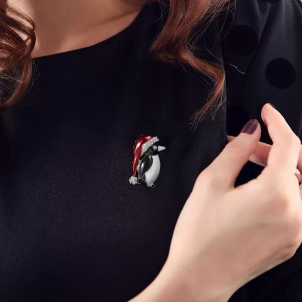 Christmas Santa Penguin Rhinestone Brooches for Women Girls Fashion Antique Alloy Enameled Cute CZ Red Hat Bird Animal Brooch Pins Scarves Shawl Clip Neck Bow Tie Necktie Dress Accessories JewelryChristmas Santa Penguin Rhinestone Brooches for Women Girls Fashion Antique Alloy Enameled Cute CZ Red Hat Bird Animal Brooch Pins Scarves Shawl Clip Neck Bow Tie Necktie Dress Accessories Jewelry