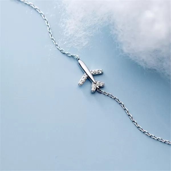 Crystal Airplane Bracelet for Women Girls Sterling Silver Cute Delicate Fly Plane Adjustable Charm Link Bracelets Airline Jewelry Christmas Gifts Souvenir for Best Friend freedom Lover WanderlustCrystal Airplane Bracelet for Women Girls Sterling Silver Cute Delicate Fly Plane Adjustable Charm Link Bracelets Airline Jewelry Christmas Gifts Souvenir for Best Friend freedom Lover Wanderlust