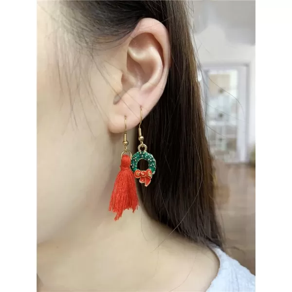 Dtja 6 Pairs Christmas Earrings Bulk for Women Girls Cute Charms Snowflake Tree Bowknot Bell Bow Dangle Drop Imitation Pearl Stud Cartilage Earring Hypoallergenic Set Xmas Holiday Party SD141Dtja 6 Pairs Christmas Earrings Bulk for Women Girls Cute Charms Snowflake Tree Bowknot Bell Bow Dangle Drop Imitation Pearl Stud Cartilage Earring Hypoallergenic Set Xmas Holiday Party SD141