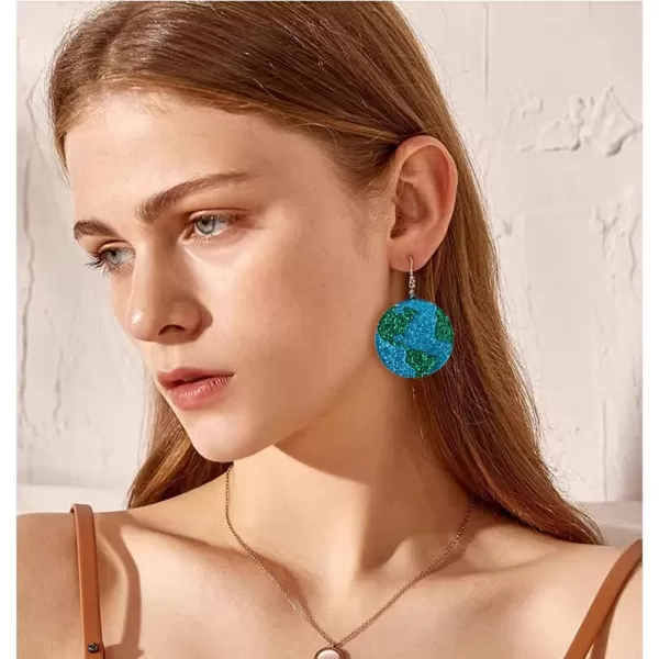 Glitter Round Earth Dangle Earrings for Women Girls Blue Green Acrylic Shiny Circle Ocean World Earth Day Statement Charms Drop Dangling Hook Stud Lightweight Cute Holiday Party Y2K Jewelry Gifts SouvenirsGlitter Round Earth Dangle Earrings for Women Girls Blue Green Acrylic Shiny Circle Ocean World Earth Day Statement Charms Drop Dangling Hook Stud Lightweight Cute Holiday Party Y2K Jewelry Gifts Souvenirs