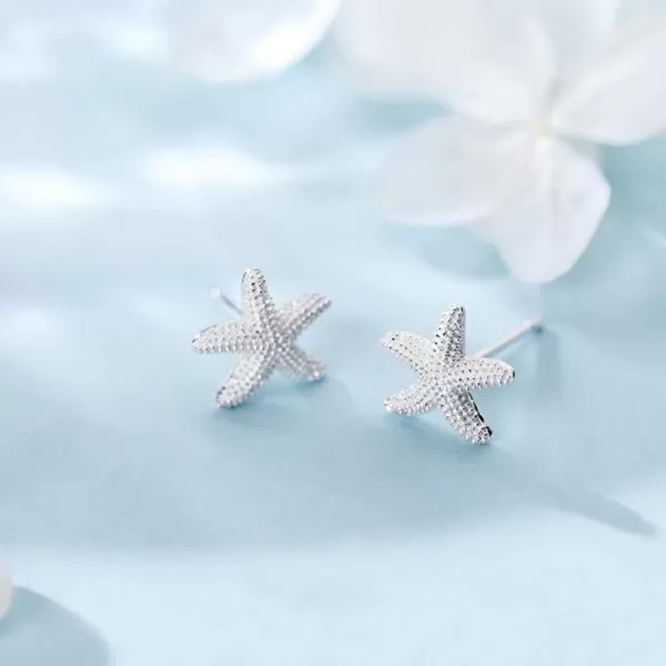 Huggie Starfish Stud Earrings for Women Teen Girls S925 Sterling Silver 18K White Gold Plated Dainty Charm Tiny Small Star Sea Coral Starfish Earrings Post Pin Hypoallergenic Beach Jewelry GiftHuggie Starfish Stud Earrings for Women Teen Girls S925 Sterling Silver 18K White Gold Plated Dainty Charm Tiny Small Star Sea Coral Starfish Earrings Post Pin Hypoallergenic Beach Jewelry Gift