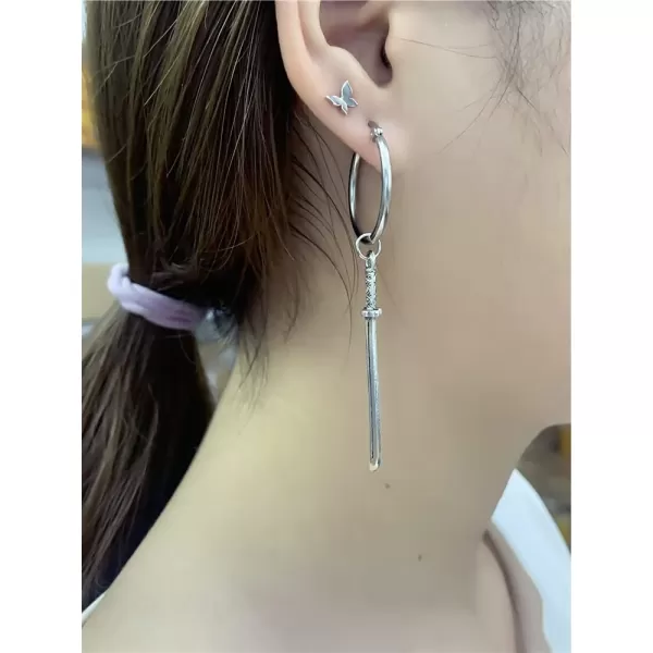 Long Sword Dangle Small Hoop Earrings for Women Girls Hypoallergenic Unisex Charms Dagger Katana Knift Drop Dangling ClickTop Leverback Huggie Hoops Cuff Earring Fashion Punk JewelryLong Sword Dangle Small Hoop Earrings for Women Girls Hypoallergenic Unisex Charms Dagger Katana Knift Drop Dangling ClickTop Leverback Huggie Hoops Cuff Earring Fashion Punk Jewelry
