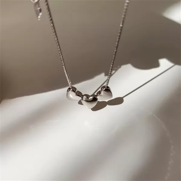 Many Love Heart Bracelet for Women Teen Girls 925 Sterling Silver Cute Floating Charms Adjustable Box Chain Dainty Christmas Valentine Birthday Jewelry Gift Daughter Girlfriend