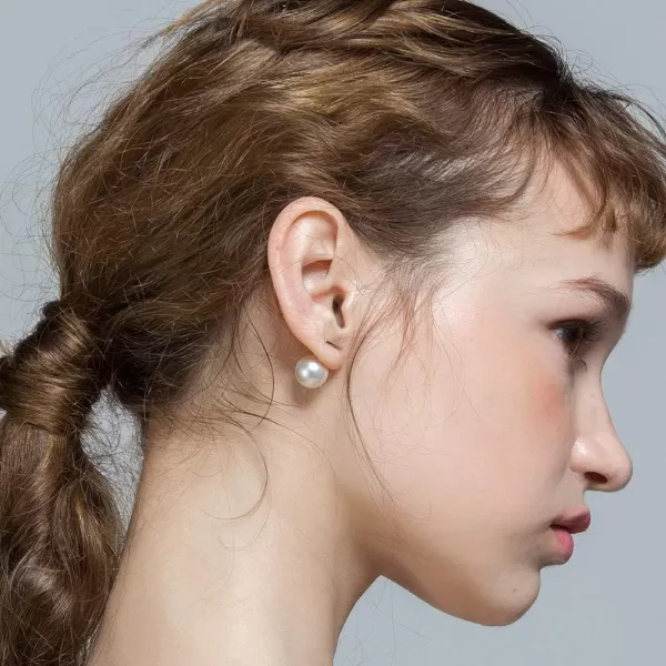 Mini Bar Pearl Ball Stud Earrings for Women Girls 925 Sterling Silver Dainty Tiny Small White Imitation 9mm Pearls Double Sided Front Back Cuff Cartilage Jacket Hypoallergenic Piercing JewelryMini Bar Pearl Ball Stud Earrings for Women Girls 925 Sterling Silver Dainty Tiny Small White Imitation 9mm Pearls Double Sided Front Back Cuff Cartilage Jacket Hypoallergenic Piercing Jewelry